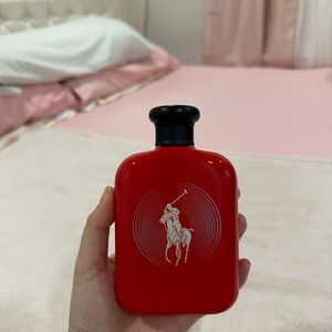 Ralph Lauren Red Fragrance Bottle with Black Cap